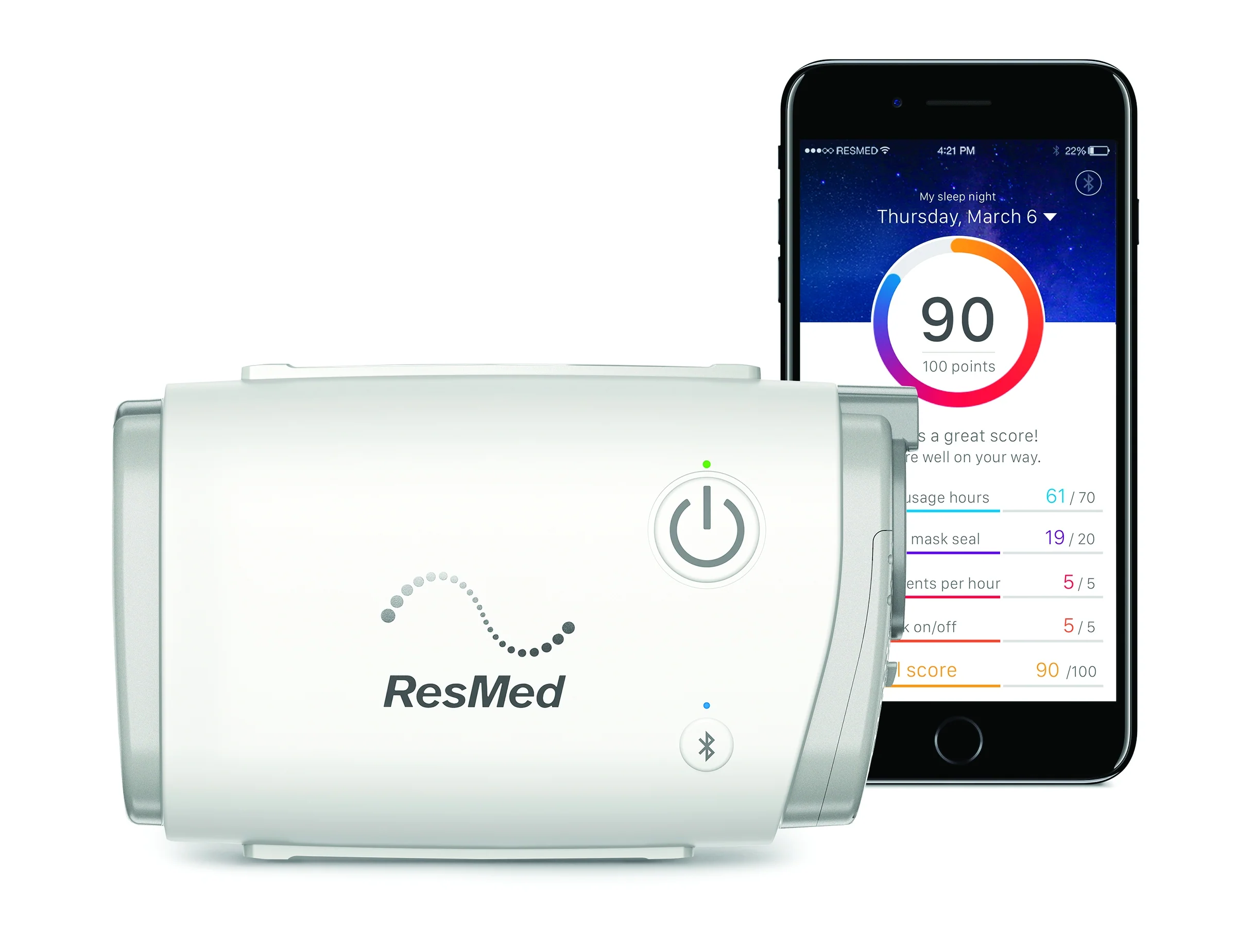 ResMed AirMini™ Autoset™ Portable Travel CPAP Machine - Image 8